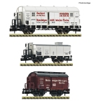 Fleischmann 6660148 - N - 3-tlg. Set Gedeckte Güterwagen Fischtransport, DRB, Ep. II